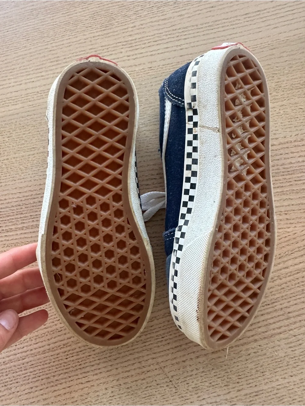 Vans navy canvas